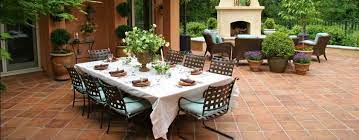 Call them out and see if they can stain it for you. Saltillo Tile On Patios And In Outdoor Living Spaces Westside Tile And Stone