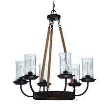 Lodge Rustic Cabin Chandelier Bronze Thornton By Craftmade Lighting 36126 Abz Destination Lighting