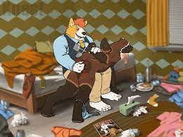 Gay spanking gif