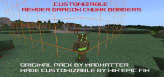 Render dragon supports a range of graphics features, depending on what your device is capable of. Customizable Render Dragon Chunk Borders V3 The First Person Update Minecraft Pe Texture Packs