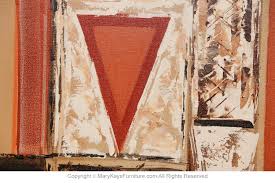 Etta Benjamin Cien Original Mid Century Large Abstract Oil Painting