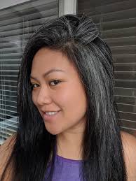 You can strip out the black hair color and reach any new shade. Gray Hair Transition Journey Stop Dyeing Start Embracing Schimiggy