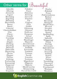 Various words similar or the same in meaning (synonyms) can be used just like the. Other Words For Beautiful Writing Words English Vocabulary Words Learn English Words