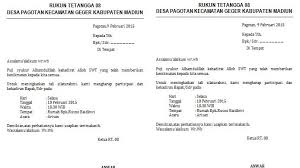 Contoh surat undangan rapat warga dilingkup rt dan rw. Contoh Surat Undangan Arisan Rutin Rt Ukuran Hvs 2 Kolom