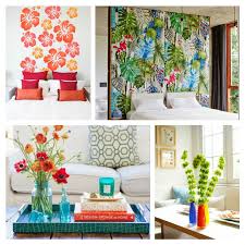 Use a cool natural wallpaper, modern. Spring Decorating Ideas Bright Colorful And Cheerful Atmosphere For The House My Desired Home