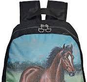 Galloping Bay Horse Equestrian Backpack