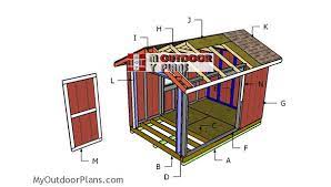 12x12 gable roof storage shed plan. 8x12 Shed Plans Pdf Download Myoutdoorplans