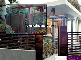 Sebagai perlindungan, desain pagar besi minimalis menjadi hal yang penting terutama jika kamu tinggal di daerah yang ramai dan rawan pencurian. Tip 99 Desain Pagar Yang Serasi Dengan Rumah Minimalis Mediteranian Atau Etnik Annahape Studio Desain Rumah Desain Interior Arsitektur Rumah