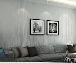 Wallpaper is an easy way to elevate a room. Hanmero Wallpaper Non Woven Classic Flocking Plain Stripe Modern Fashion Wallpaper Wall Paper Roll For Living Room Bedroom Wallpaper Rolls 20 86 Inchby 393 Inch 57sqfeet For Hotel Tv Background Silve Buy Online In