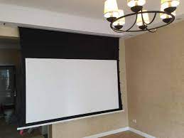 In addition, the material is installed inside a sturdy aluminum case with fittings for ceiling and wall installation. China 100 Inch 16 9 Recessed In Ceiling Motorized Projector Screen With Installation Kit Home Theater Projector Screen China Motorized Ceiling Recessed Projection Screen Recessed In Ceiling Projection Screen