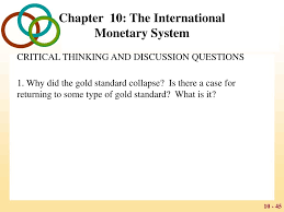 What was the gold standard, and why did it collapse? Ppt Chapter Powerpoint Presentation Free Download Id 1482068