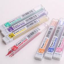 0 7mm 8 Colours Mechanical Pencil Lead Refills Case For Students Gift Free P Amp P Pensil Mekanik Sekolah Pensil