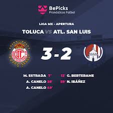 Jul 24, 2021 · toluca, meanwhile, finished at 11th place. Toluca Vs Atl San Luis Predictions Preview And Stats