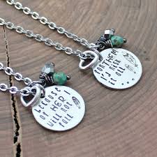 Plain baby hoop earrings from $90.00 Mother Daughter Necklace Set Mother S Day Gift Quote Necklace Set 2 Sisters Handcrafted