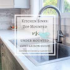 Their distinguishable features are the edges of on the other hand are the undermount sinks which are gaining popularity in recent years. Undermount Vs Drop In Kitchen Sink Comparison Guide Gipman Kitchens Cabinetry