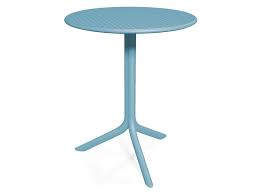 This small table is ideal as a drinks table by the side of a garden chair. Round Garden Table Step By Nardi Design Raffaello Galiotto
