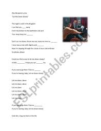 Leaving baby let me down slowly. Let Me Down Slowly By Alec Benjamin Esl Worksheet By Gozdeucurum