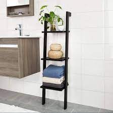 deze veelzijdige ladderplank is ideaal voor woonkamer en slaapkamer of als opbergrek voor de badkamer ladderplank badkamer rekje thuisdecoratie