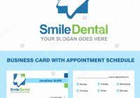 Business Cards with Appointment On Back Complete Dentist Business ...