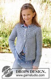 This design would enhance the beauty of your cardigan.! S34 9 Agnes Knit Cardigan Pattern Kids Knitting Patterns Knitting Girls