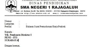 Contoh kop surat perusahaan retail. Contoh Surat Balasan Permohonan Kerja Praktek Docx Size 13 Kb Semua Surat