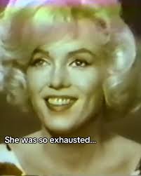 Marilyn Monroe Lady Jumping into Pool