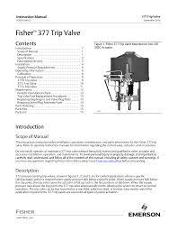 Check spelling or type a new query. Fisher 377 Trip Valve Owner S Manual Manualzz