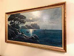 Watch official video, print or download text in pdf. Mid Century Framed Print Moonlight Over Capri Dunepad