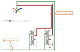 Wiring a ceiling fan with two switches diagram. Wiring A Ceiling Fan With Two Switches In 2021 Ceiling Fan Wiring Wall Switches Fan Light