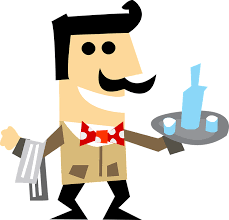Higiene personal y manejo de alimentos, lavado. Mesero Servicio Personaje Graficos Vectoriales Gratis En Pixabay