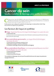Le risque de décès baisse de 23% pour les femmes. Cancer Du Sein