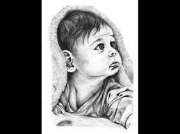 Welcome to pencil pic drawings drawing is rather like playing chess: Baby Portraits Pencil Sketch Portraits Youtube