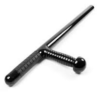 Law Enforcement Nightstick - Police Baton - Black Plastic Tonfa