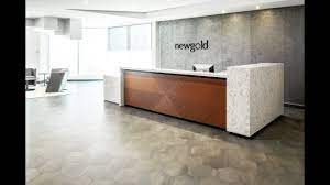 A wide variety of golden reception desk options are available to you, such as general use, design style, and wood style. Custom White Quartz Corporate Office Reception Desk New Gold Inc Astound Group Youtube
