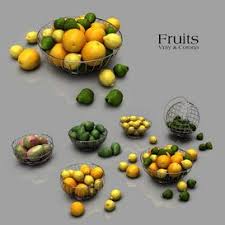 Your fruits models stock images are ready. Fruits Set 01 3d Model Buy Download 3dbrute