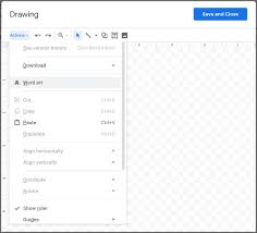 You can customize google docs by adding menus, dialog boxes, and sidebars. Word Art In Google Docs How To Insert Export Word Art Suitebriar