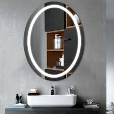 Impressions vanity hello kitty led rechargeable mirror set. Oval Led Bathroom Wall Mount Mirror Illuminated Light Vanity Mirror Touch Button Ebay