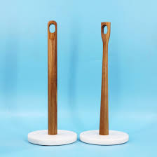 How tall is the towel bar in the bathroom? New Design Marble Wooden Paper Towel Rack Countertop Kitchen Napkin Rack With Handle China Paper Holder Marble Paper Holder Made In China Com