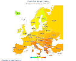 Potrivit meteorologilor, vremea se va încălzi treptat începând cu ziua de sâmbătă, urmând ca săptămâna viitoare să fie înregistrate temperaturi cu plus în termometre, specifice pentru începutul primăverii. Europa Vremea In Mai In Europa 2021