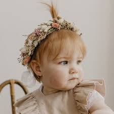 Wildflower Everlasting Floral Headband, Natural Dried and Preserved Flower  Crown, Baby Kids Lady Woman Teen Halo, Whimsical