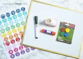 The best part is you can customize this chart to use whatever you so, today i'm going to show you how i made the homemade chore chart that we use for our 3.5 year old. Magnetic Chore Chart For Kids Printables Somewhat Simple