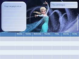 Frozen Sticker Charts