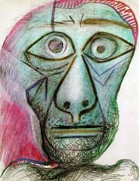 Select from premium pablo picasso portrait of the highest quality. Description Of The Painting By Pablo Picasso Self Portrait June 30 1972 Picasso Pablo