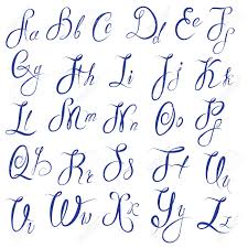 New update includes over 100 total activities! Abc English Alphabet Handwritten Calligraphic Uppercase And Lowercase Letters Royalty Free Cliparts Vectors And Stock Illustration Image 36175444
