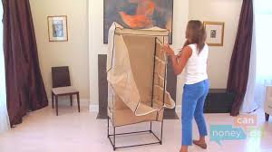 Features give your closet an instant makeover with the mainstays closet organizer. Honey Can Do Wrd 01270 27 Inch Portable Storage Wardrobe Instruction Video Youtube