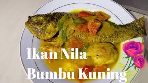 Resep kali ini ikan nila bumbu kuning. Resep Masakan Ikan Nila Bumbu Kuning Youtube