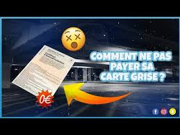 Retrouvez ici la marche à suivre et les modes de paiement possibles. Comment Ne Pas Payer Sa Carte Grise Youtube