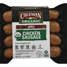 Oct 15, 2011 06:13 am 22. Coleman Organic Chicken Sausage Apple Natural Organic Super Bear Iga