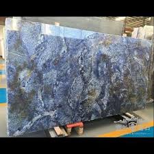 Blue agate countertops and full height backsplash and close up who sells blue quartz countertops? China Competitive Price For Luxury Azul Bahia Blue Marble Granite Slab For Countertops Table Floor Tile On Global Sources Side Table Tile Tv Wall Mount