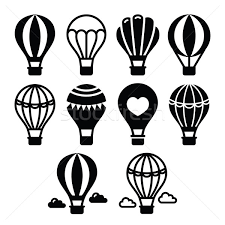 Black And White Transparent Hot Air Balloon Clipart Pin By Rosanna Mairena On Applications Air Balloon Tattoo Hot Air Balloon Tattoo Hot Air Balloon